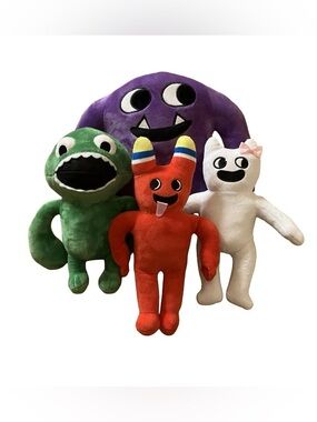Garten of Banban Plush Lot Purple Captain Fiddles Banbaleena Jumbo Josh Soft Toy